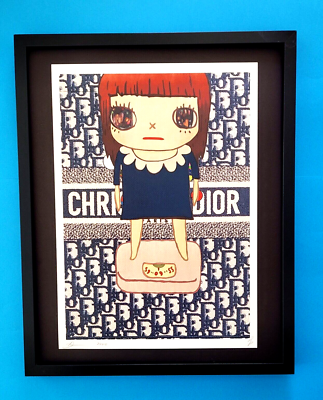 #ad DEATH NYC Hand Signed LARGE Print Framed 16x20in COA quot;THE SCALEquot; NARA GIRL FL $275.00