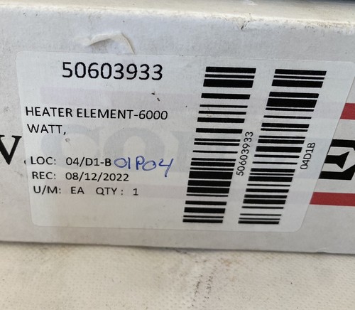 CONVECTRONICS 003-10032B Heater Element 240v 6000 Watt New In Box - 第 3/7 張圖片