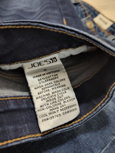 Girl's ~Joe's Jeans~ Dark Blue Bermuda Jean Cut Off Shorts Size 14 ~X Cond~ - Picture 7 of 10