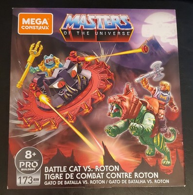 Masters Of The Universe Battle Cat Vs. Roton Mega Construx He-Man Mer-Man