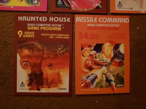 23 RETRO ATARI VCS 2600 POSTERS A4 SIZED SPACE INVADERS, ASTEROIDS ETC - Afbeelding 4 van 12