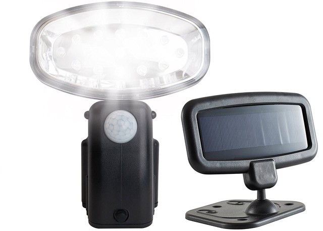 15 Led Solar Powered Pir Motion Sensor Security Spotlight Outdoor Garden Light For Sale Online Ebay