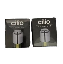 Tappo/Tappo/Sigillatore Bottiglia Vino Acciaio Inox Cilio 18/10 - 2 Totali!
