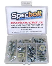 #0416 Honda CRF CRF-X Full Plastics Bolt Kit all CRF250X CRF450X & 04-05 CRF250R