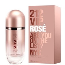 Image of CAROLINA HERRERA 212 VIP ROSE 80ML EAU DE PARFUM SPRAY BRAND NEW & SEALED