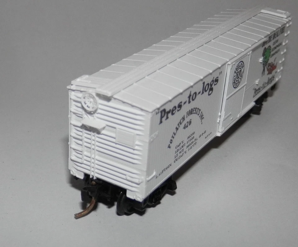 Kadee Micro Trenes N 40' Potlach Forests 426 Dbl. Coche de caja forrado de madera #42060 Foto 2 de 4