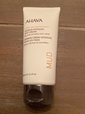 New AHAVA Leave-On Deadsea Mud Dermud Intensive Foot Cream 100 ml/3.4 fl oz.