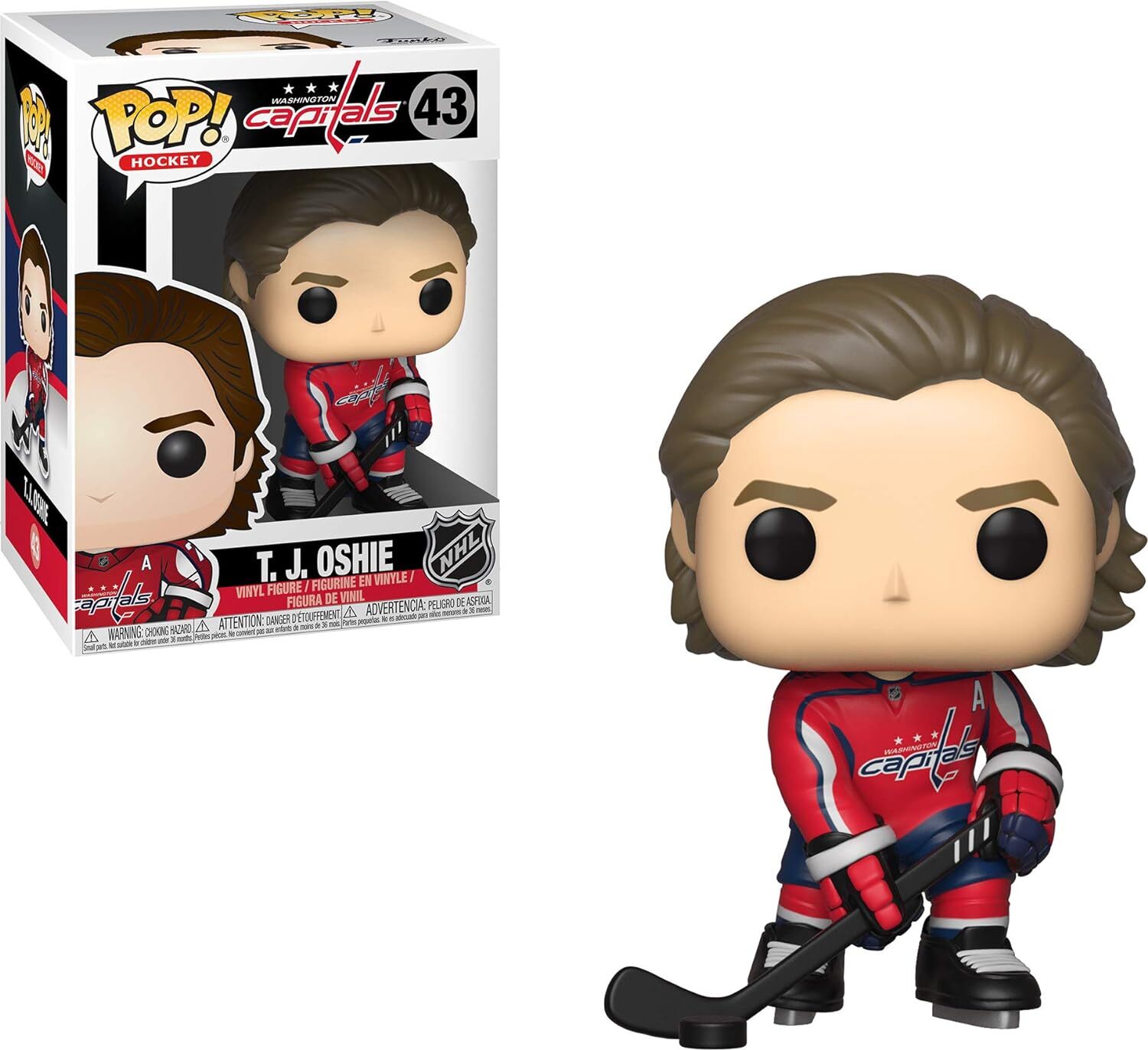 Funko Pop Nhl Washington Capitals Tj Oshie Stars No 43 Nuevo