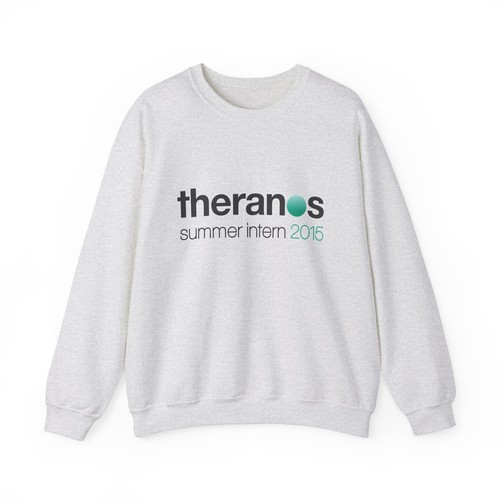 Sweat-shirt Theranos Summer Intern 2015 Crewneck, Elizabeth Holmes, Wall Street - Photo 1 sur 49