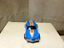 NEW TYCO MATTEL HP-7CHASSIC'79 CAMARO-Z28 IN BLUE/ORANGE/WHITE/BLUERIMS 1/64 NEW