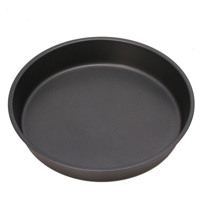New Round Pizza Pan Non-stick Pie Tray Baking Kitchen Tool 24cm Steel