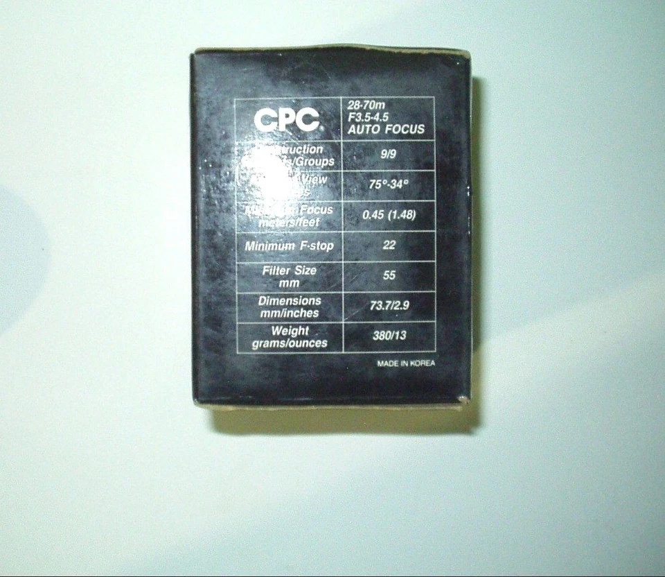 Zoom multicapa Nikon (8202) AF 28-70 (¡TOTALMENTE NUEVO!) Foto 3 de 3