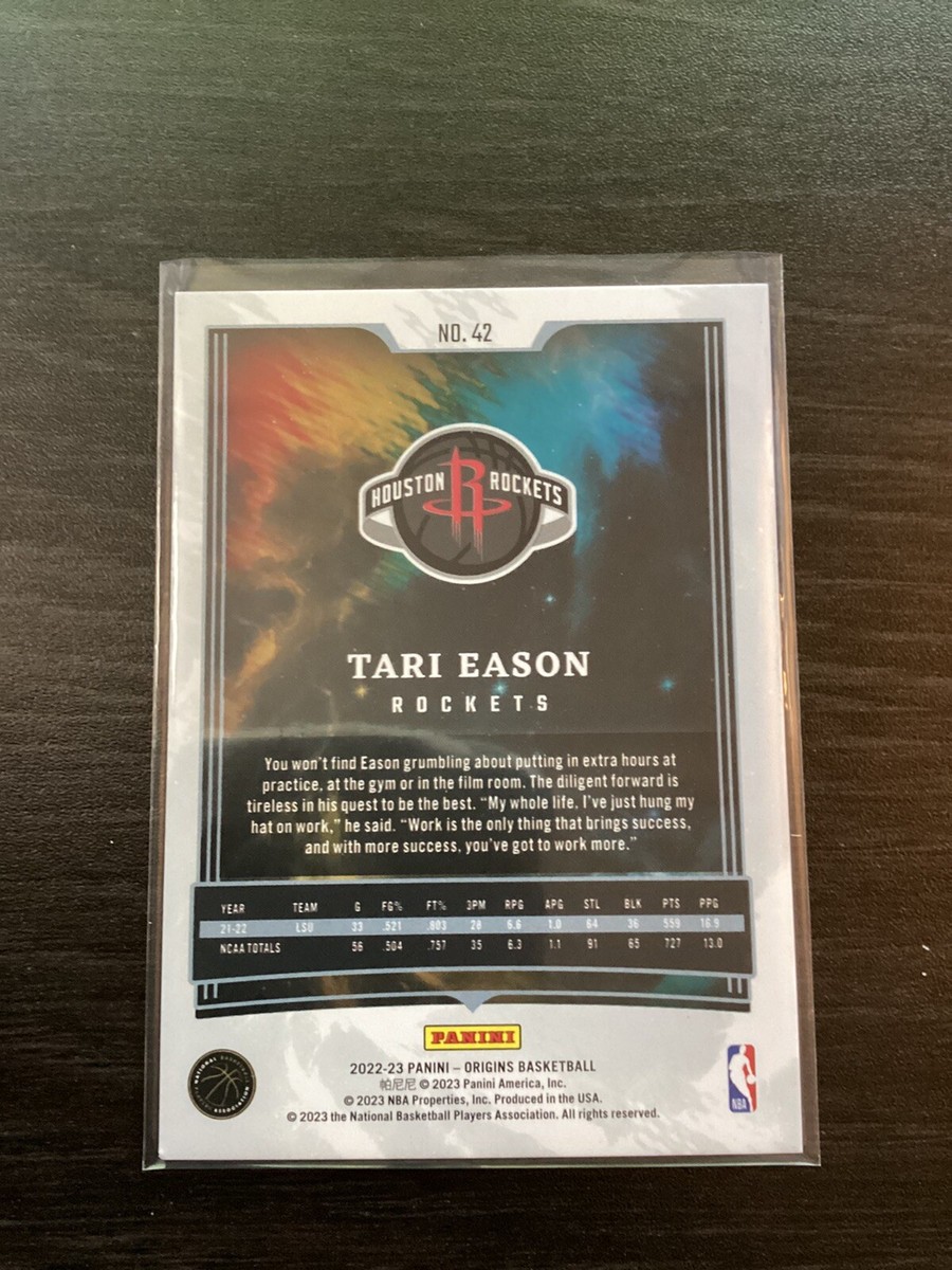 Tari Eason 2022-23 Origins Basketball RC #42 Houston Rockets | eBay