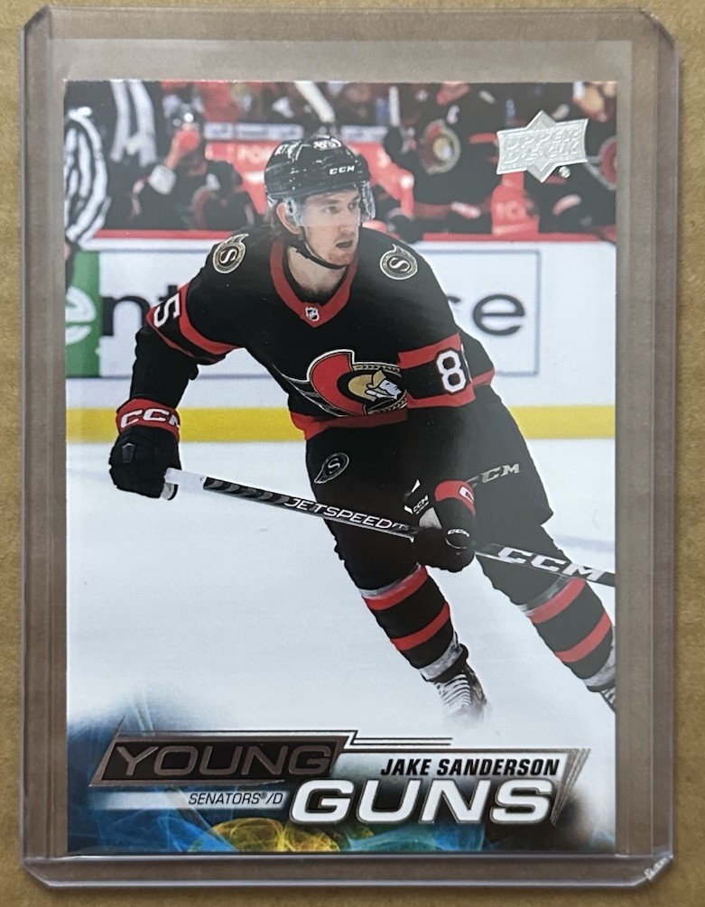 2022-23 Upper Deck Series 2 - Young Guns Jake Sanderson #466 (RC)