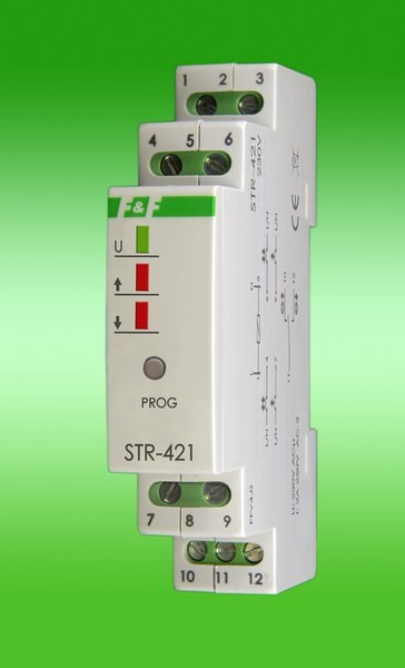 STR-421 ROLLER SHUTTER CONTROLLER 2 BUTTON 2A 1M 230V AC