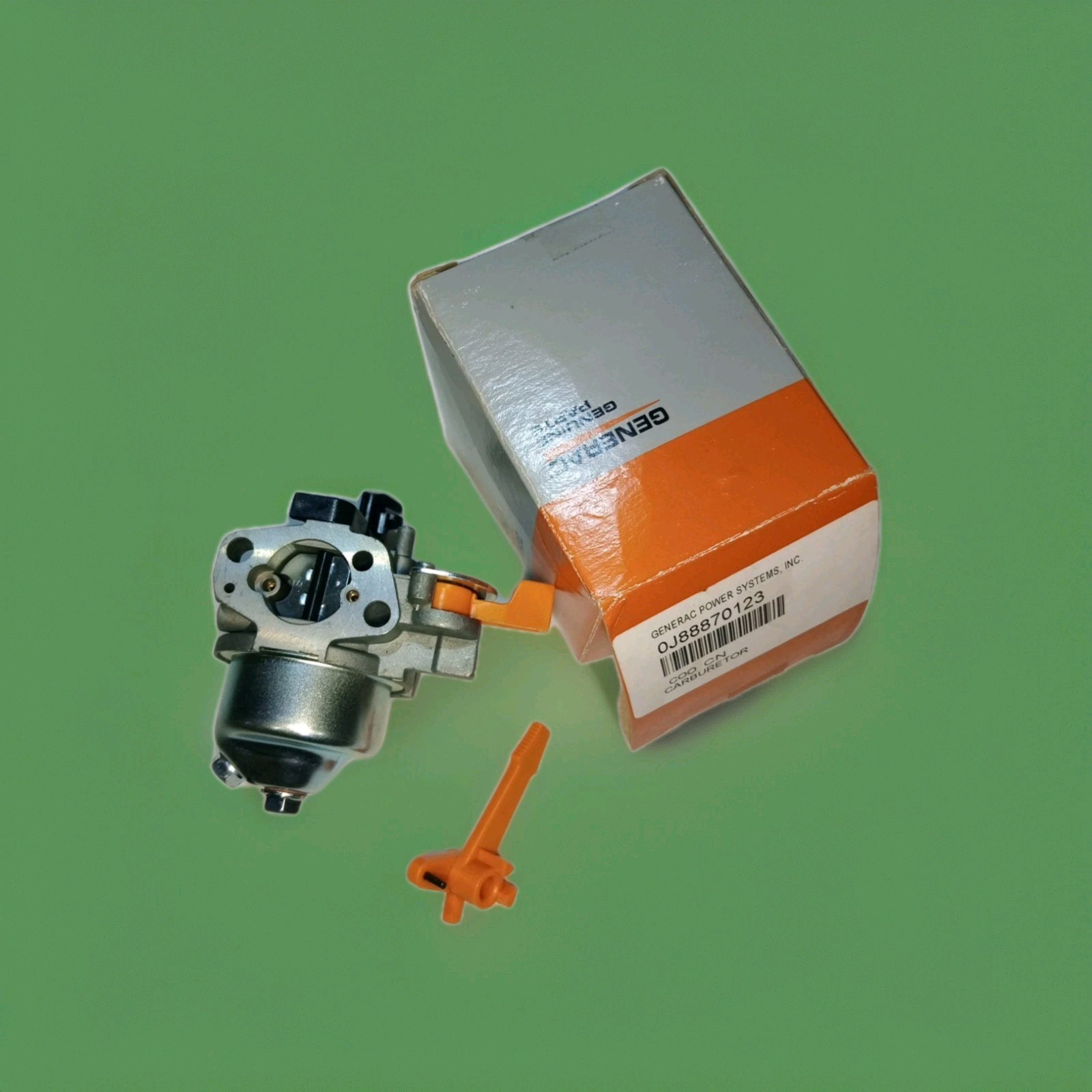 New Generac 0J88870123 Carburetor for 2500-3000 PSI Pressure Washer 196cc 6.5HP