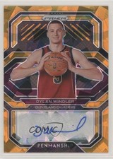 2020-21 Panini Prizm Penmanship Orange Ice Dylan Windler #PE-DYW Auto 10il