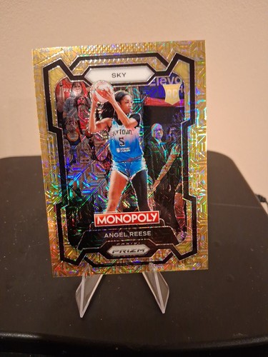 Angel Reese [Gold] #68 2024 Panini Prizm Monopoly WNBA card