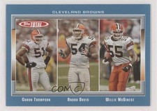 2006 Topps Total Blue Andra Davis Andre Chaun Thompson Willie McGinest #49 0r5