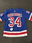 HOF John Vanbiesbrouck Autographed New York Rangers Hockey Jersey Fanatics