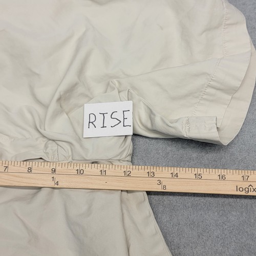 POLO GOLF Ralph Lauren Size 36 Mens BEIGE Fairway Shorts CREST Logo 8" Inseam - Picture 15 of 18