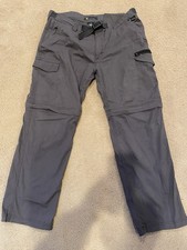 Parachute Cargo Pants To Shorts Mens Slate Grey 30L x34W - Worn Once