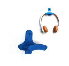 BLUE Gaming PC Gamers DJ Headphone Stand Holder Tidy Hanger Display Wall Mount