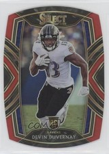 2020 Panini Select Club Level Red Prizm Die-Cut Devin Duvernay #277 08w8