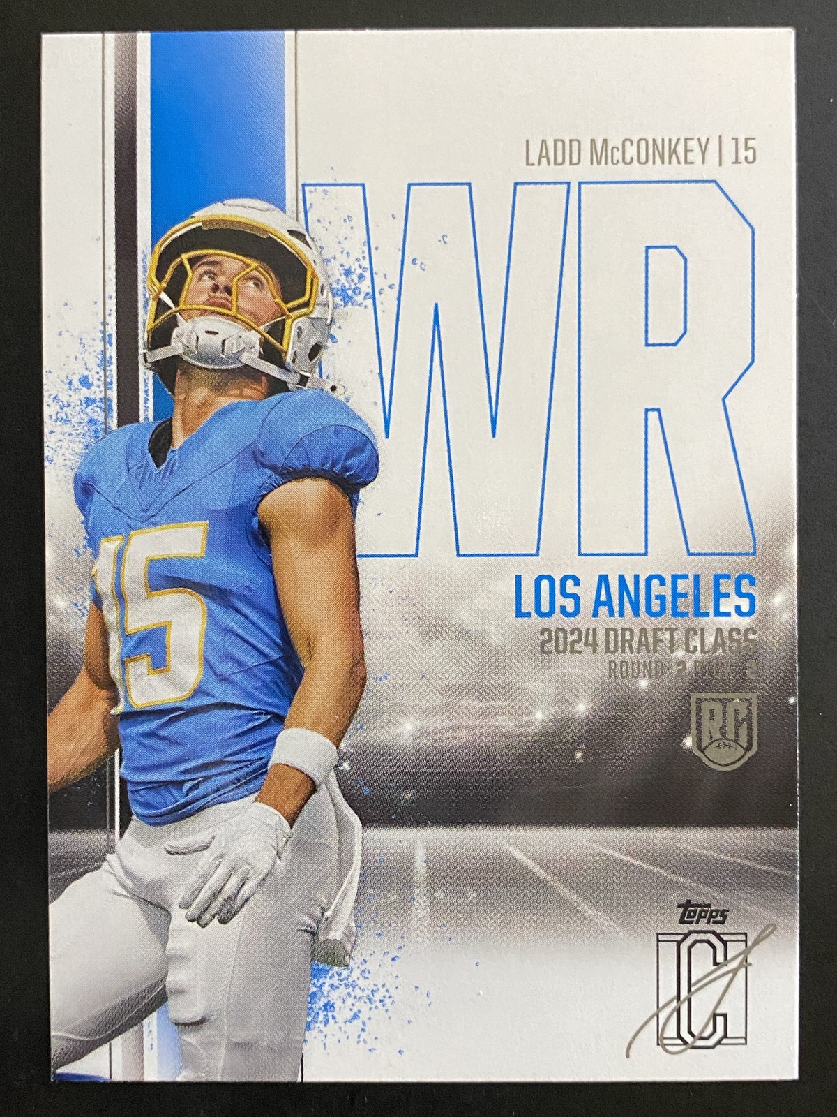 Ladd McConkey 2024 Topps Signature Class Rookie Los Angeles Chargers #135