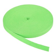 Cotton Twill Tape 3/8 Inch 25 Yards Cotton Ribbon Bias Binding Tape Bamboo Green