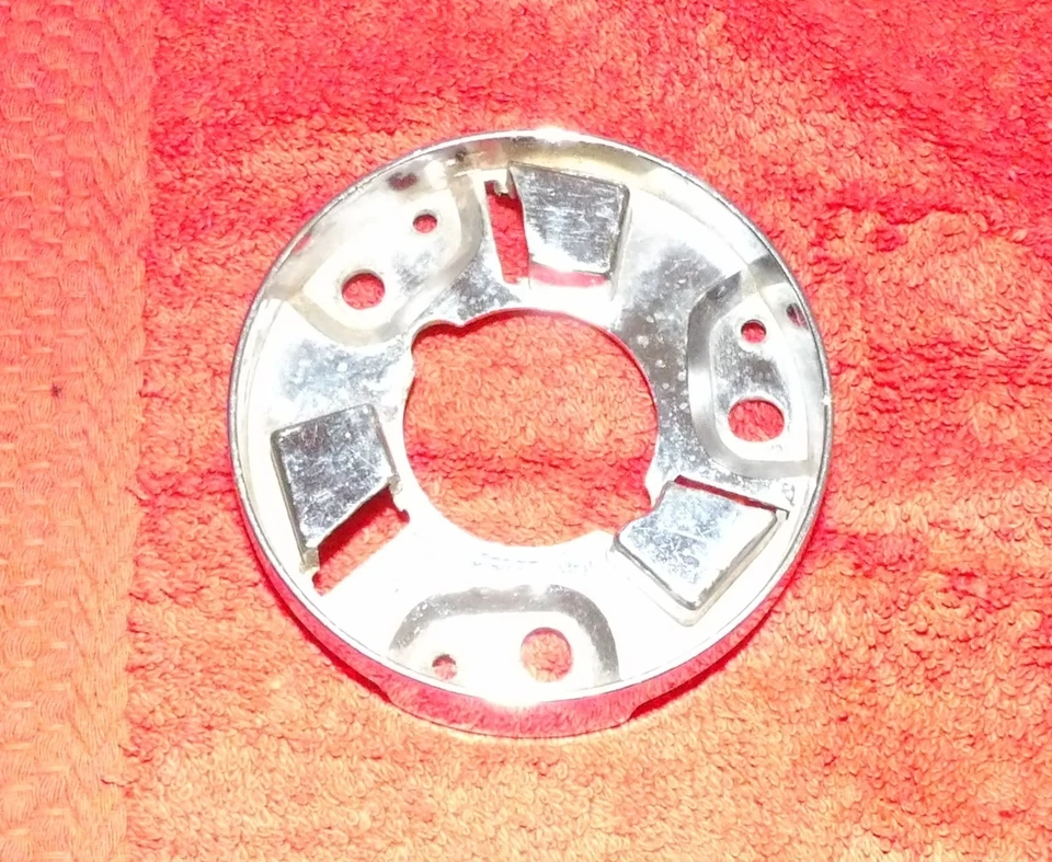 1967 Ford Mustang GT GTA Fairlane XL ORIG DELUXE WOOD WHEEL HORN RING UPR COLLAR - Image 2 of 4