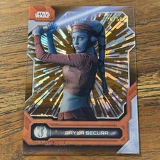Aayla Secura 2024 Topps Star Wars High Tek GOLD 20/50 Diffractor Hyperspace #1