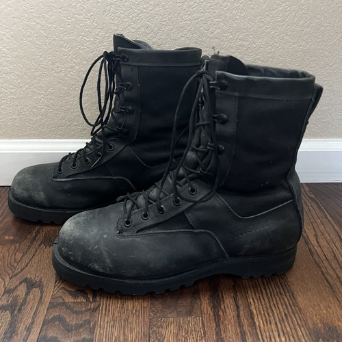 Belleville Flyer Combat Boots 700 Men Sz 10 W Black Lightweight Summer Gore-Tex - Picture 3 of 24