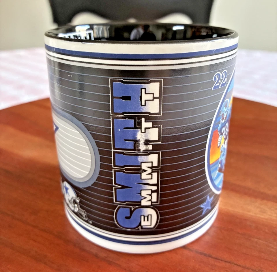 Taza de cerámica Sports Impressions 1993 taza de café Emmitt Smith #22 Dallas Cowboys A Foto 3 de 4