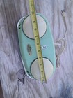 Vintage Dr. Scholls Dual Head Foot Massager Mint Green Electric Vibrating No.411 — photo 9