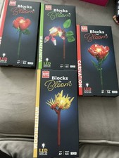 Block Tech Blocks In Bloom LED Light Up Flowers BNIB