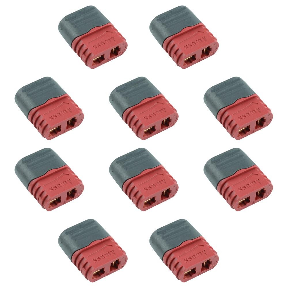 10 x Female T Plug Connector with Cap 36A Amass