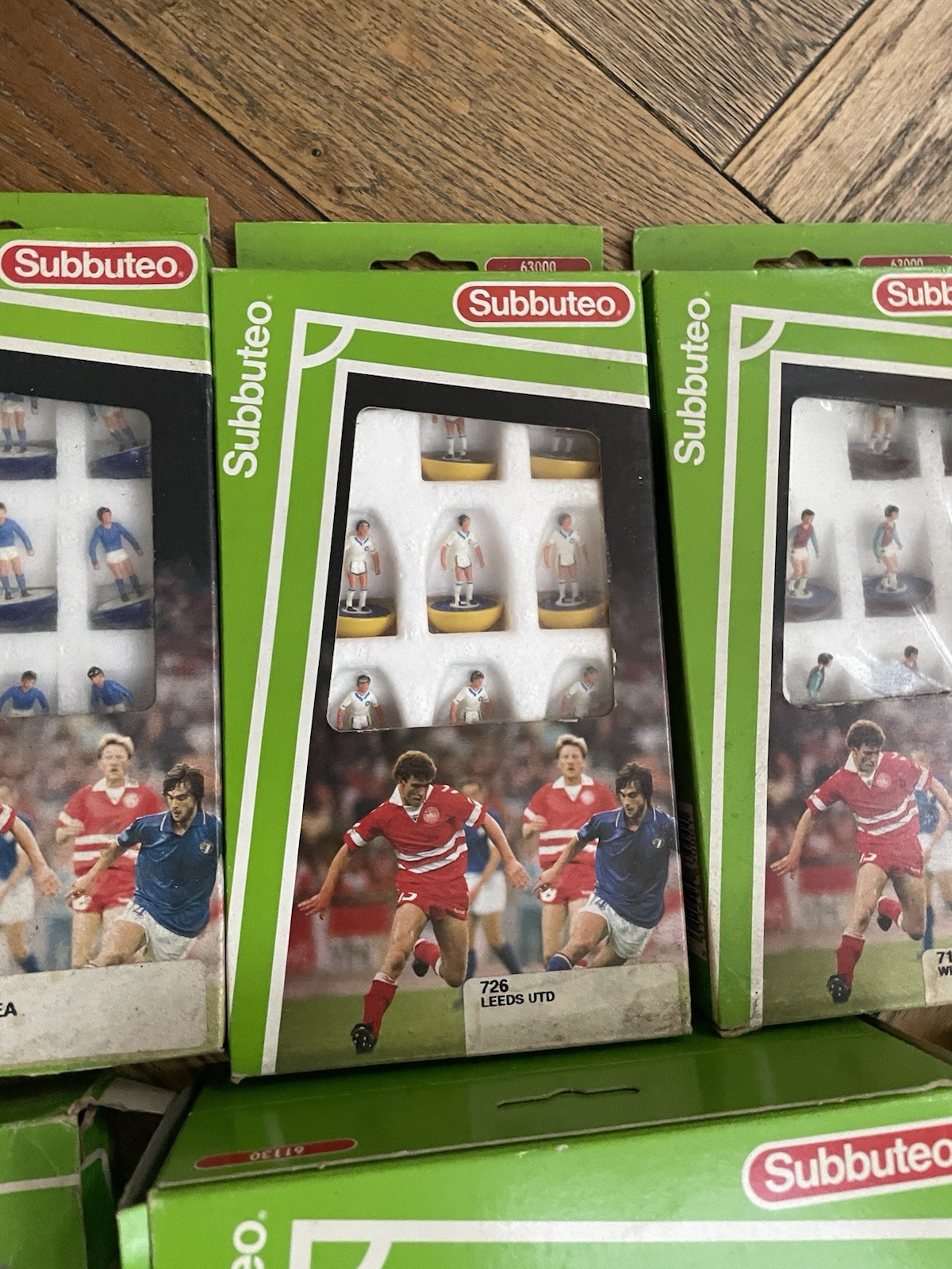 Subbuteo Football Game Bundle. 10 Teams. Balls, Mat, Nets.. Excellent ...