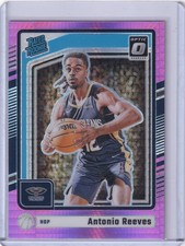 Antonio Reeves - 2024-25 Donruss Optic - Hyper Pink Prizm - #266 - Pelicans