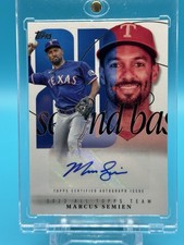 2024 Topps Series 1 All Topps Team Marcus Semien Auto /25 Texas Rangers #ATTA-MS