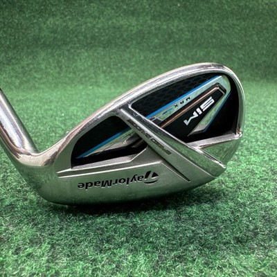 TaylorMade SIM MAX Sand Wedge Steel KBS S 85 Stiff RH Golf Club 35''