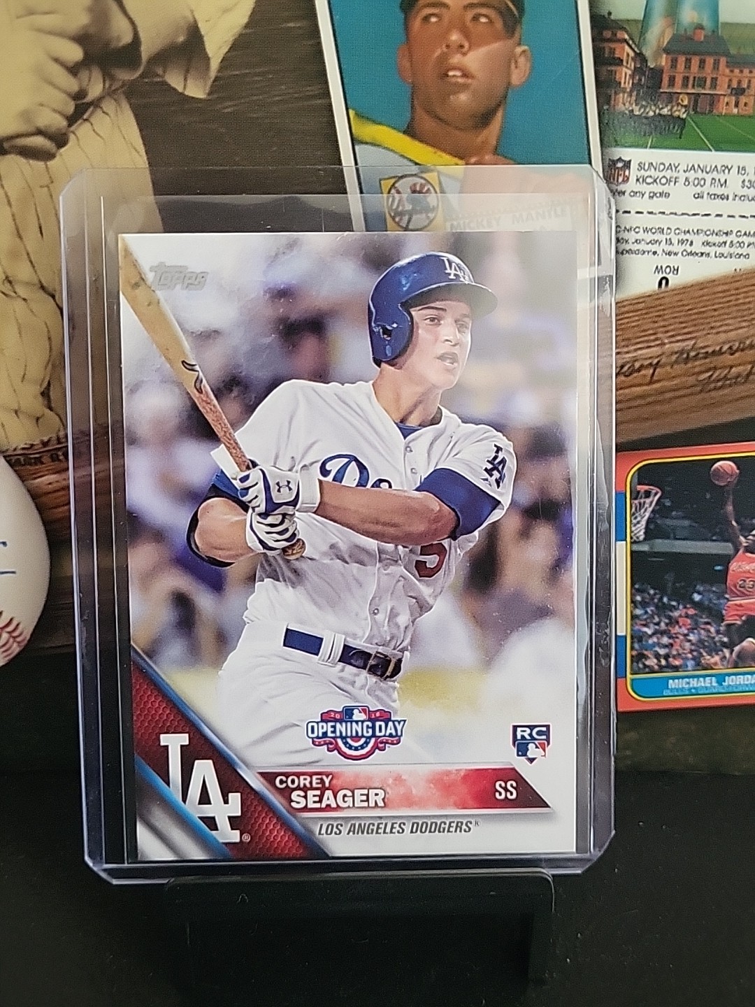 2016 Topps #85 Corey Seager RC Rookie Los Angeles Dodgers 🔥