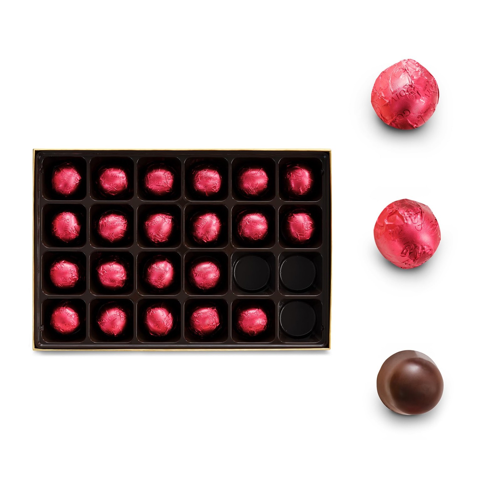 Godiva Holiday Chocolate Covered Cherries Cordial Gift Box - Christmas Candy ...