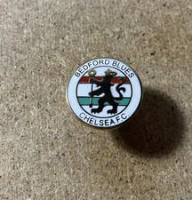 CHELSEA ENAMEL BEDFORD BLUES FOOTBALL BADGE