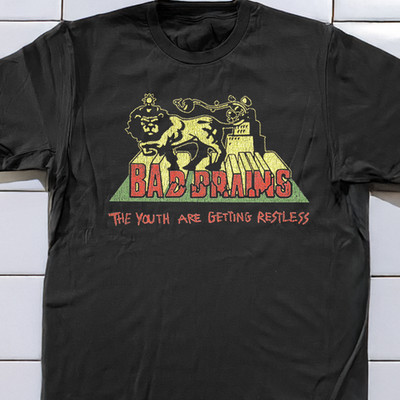 90's Bad Brains The Youth Are Getting Restless Classic T-Shirt Black XL