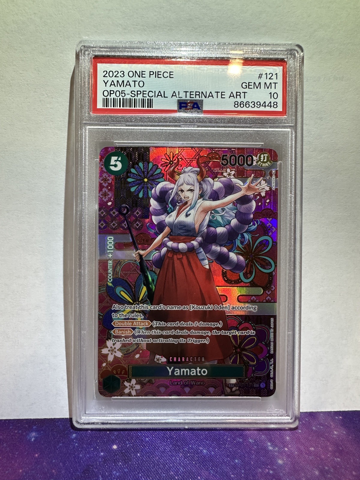 Yamato 2023 Awakening of the New Era #OP01-121 Secret Rare (SP