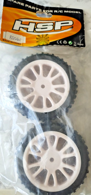 HSP 85024 Rear Wheels Complete 2 pcs-1/16 Scale Off-Road Buggy / NEW in bag