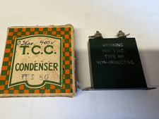 TCC Condenser TYPE 80 0.25UF 400V BOXED VINTAGE