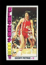 1976 Topps #78 Geoff Petrie Portland Trail Blazers NM