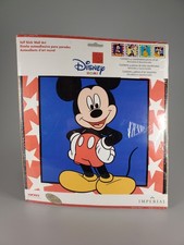 NOS Vintage Disney Mickey Minnie Mouse Pluto Wall Decal Stickers Pack Of 4